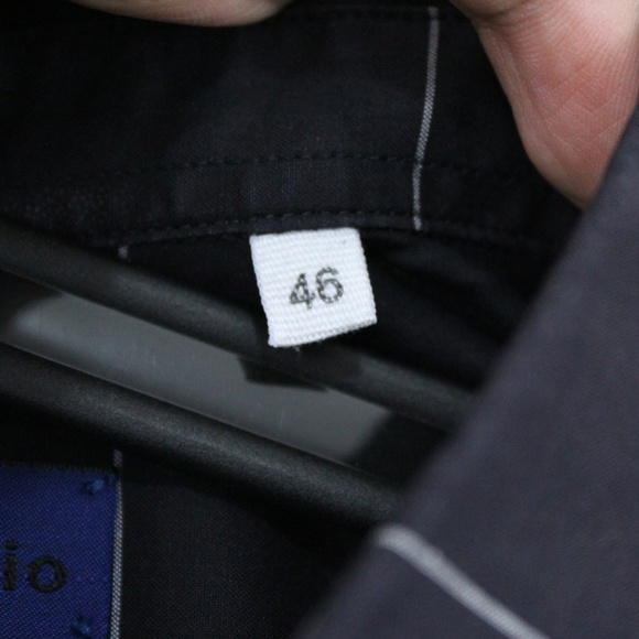 Estudes Studio Thomas Mason Button Up Shirt D417 - Picture 3 of 5